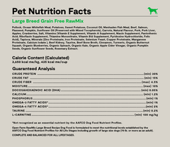 RawMix Large Breed Grain-Free Dog Kibble