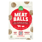 Grass-Fed Beef & Pork Freshly Crafted Meatballs for Dogs