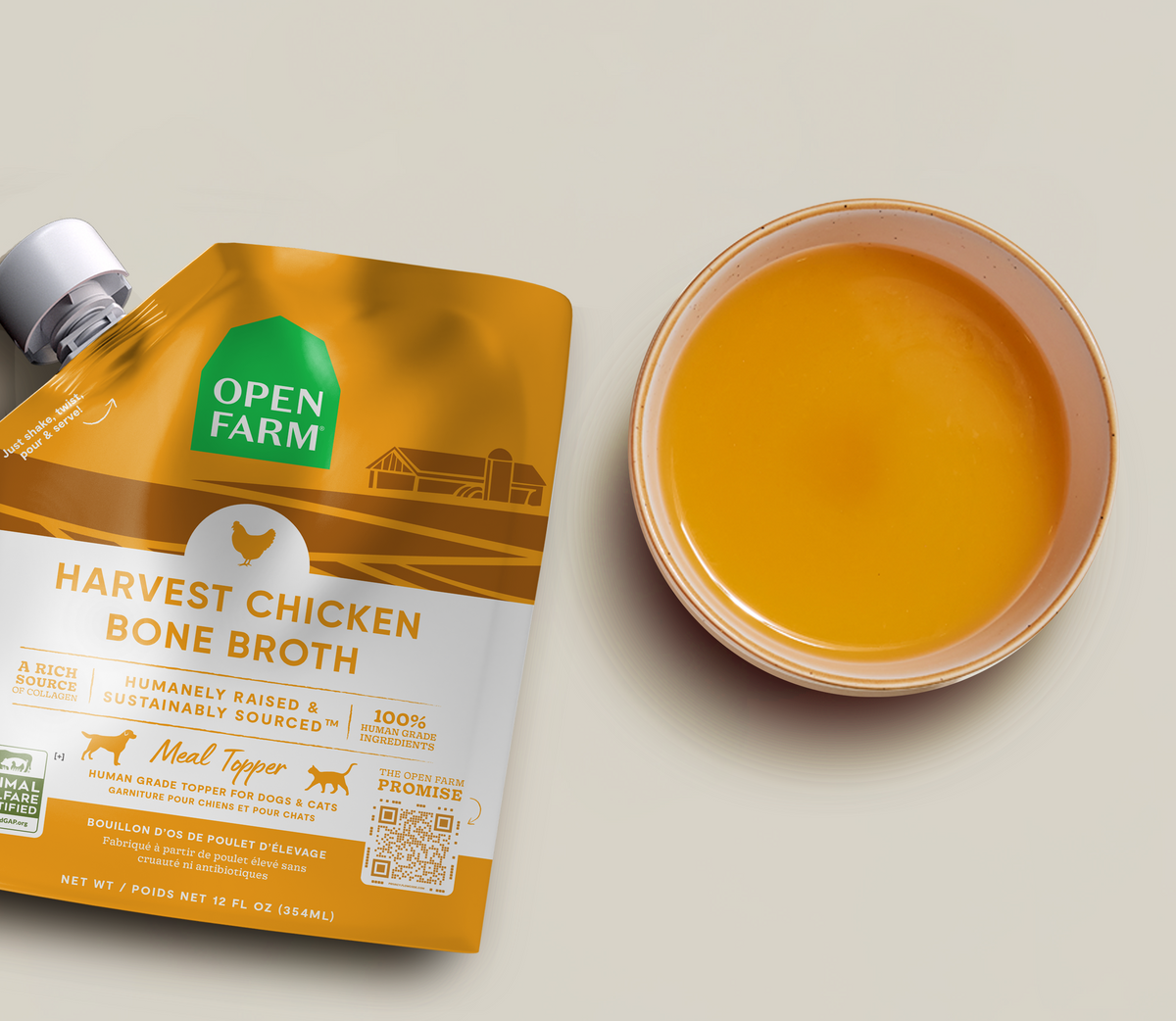 Harvest Chicken Bone Broth for Dogs